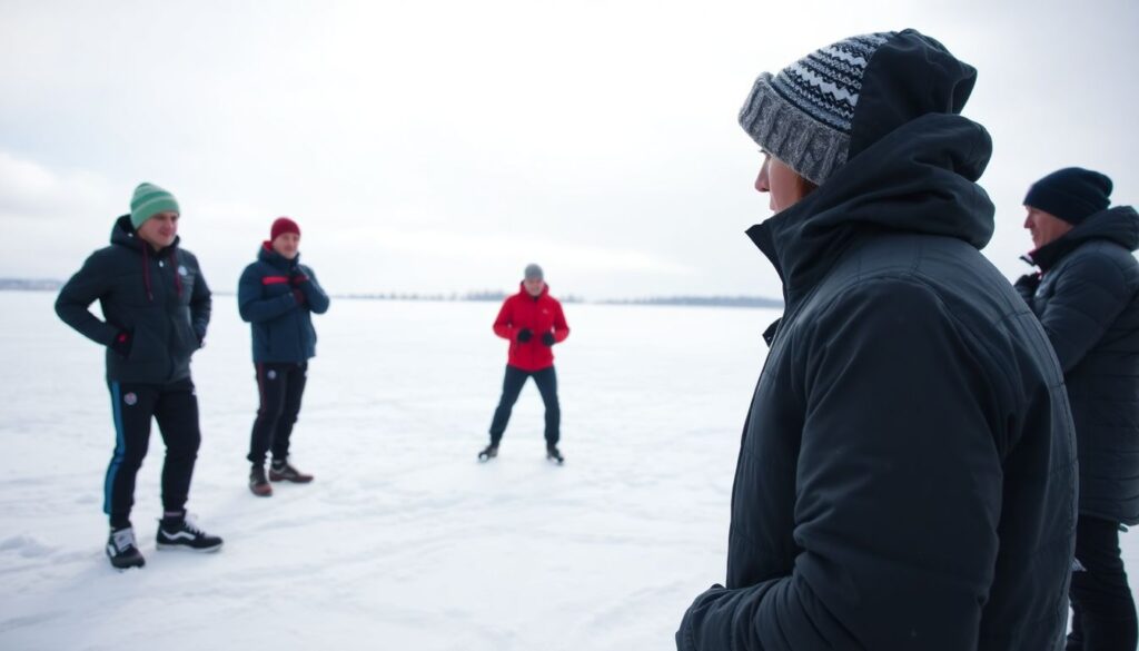 Зимние виды спорта для детей в Карелии: лыжи, хоккей, фигурное катание и безопасные тренировки на морозе - иллюстрация