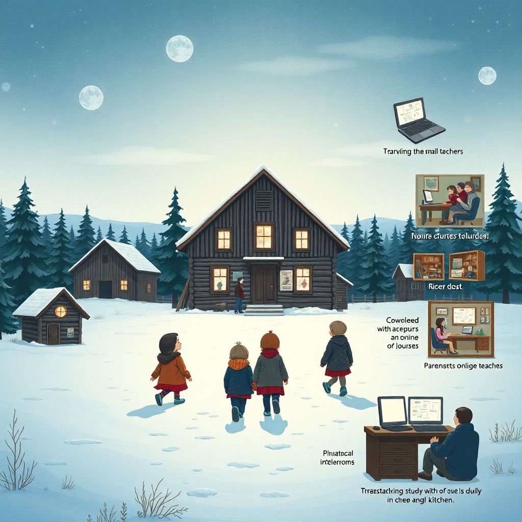 Воспитание и обучение детей в малых посёлках Карелии: проблемы и примеры