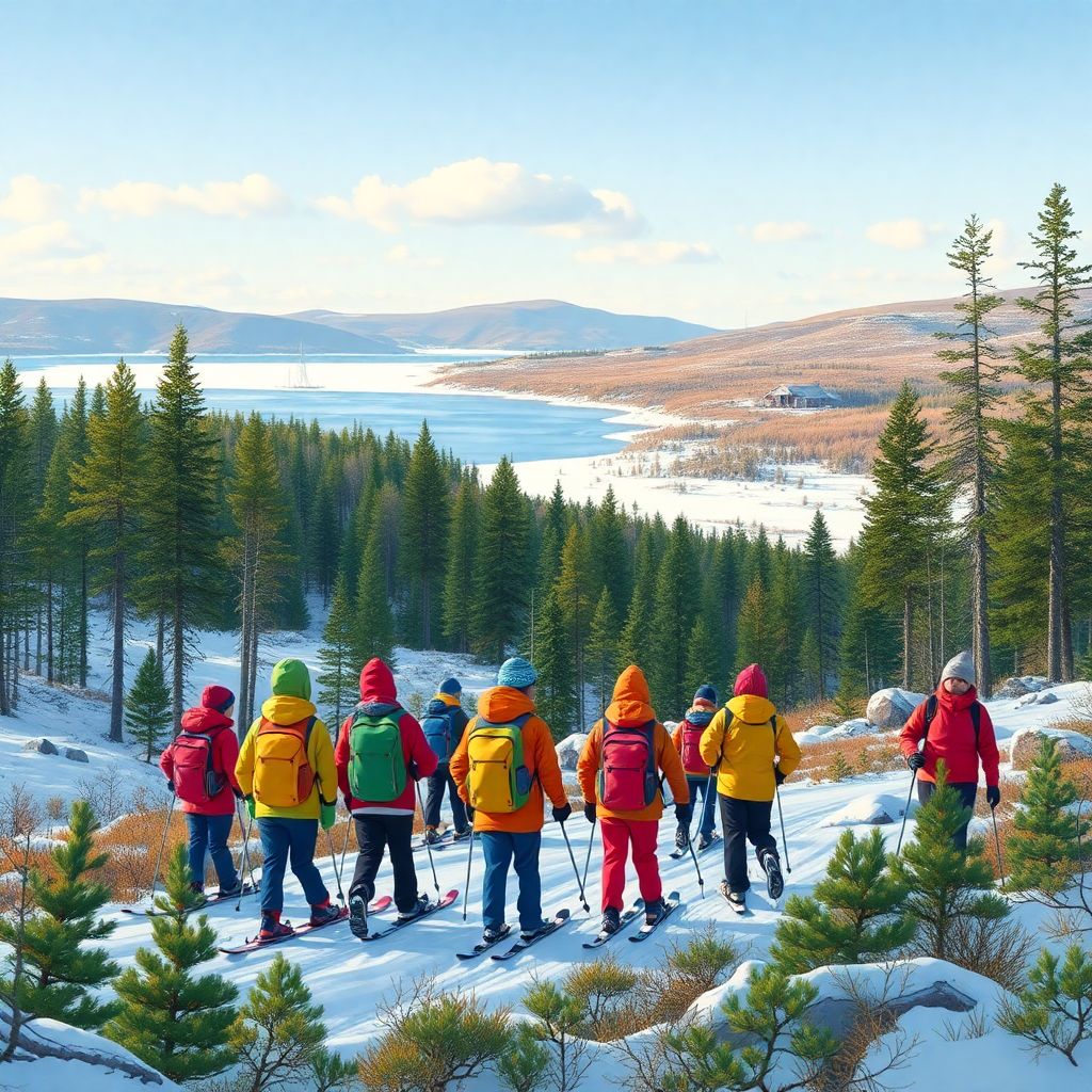 Уникальные виды спорта для детей в Карелии: лыжный туризм и ориентирование