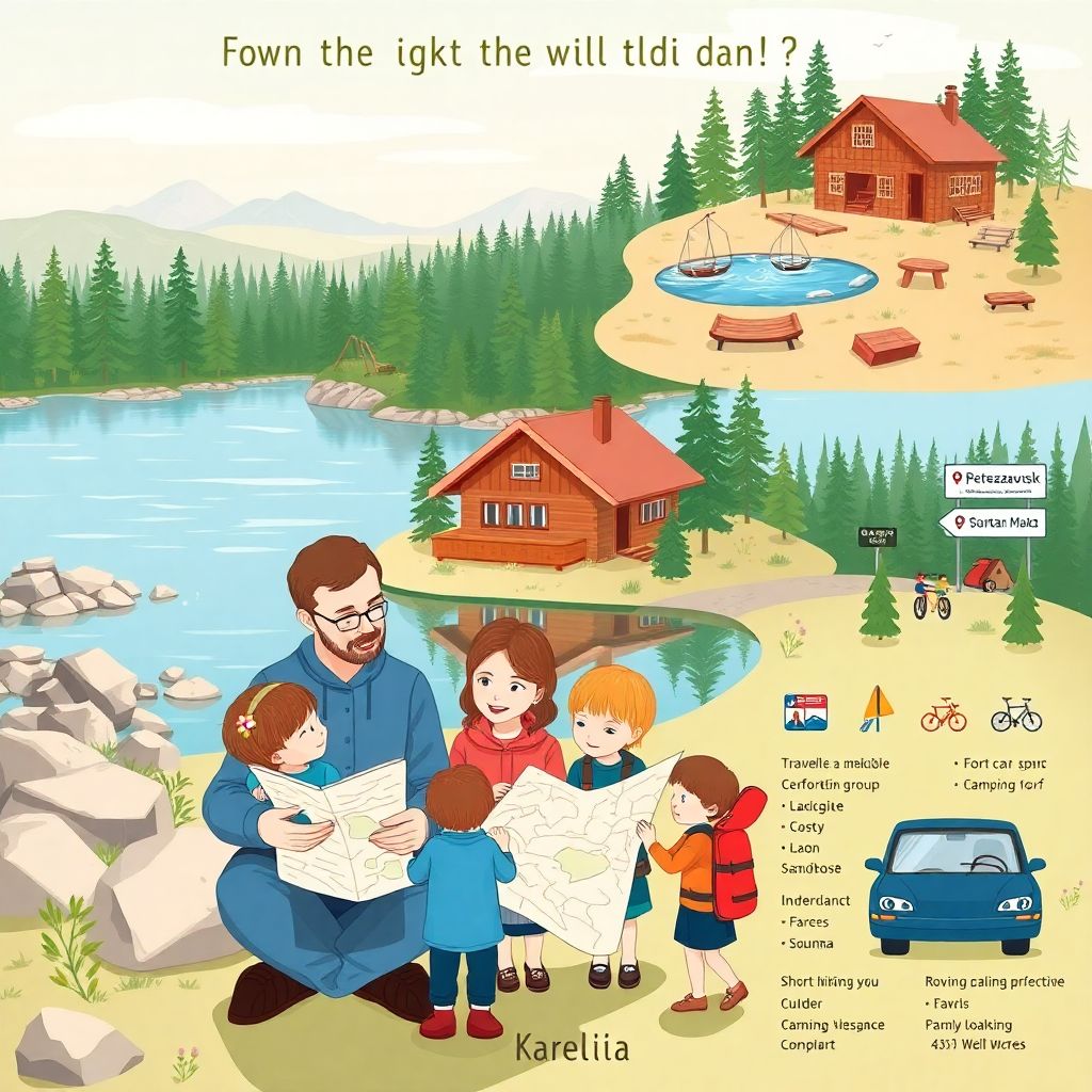 Семейный отдых с детьми в Карелии: лучшие маршруты, базы и активный туризм