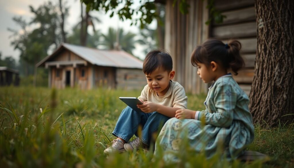 Как меняется детство в Карелии: от деревенских игр к цифровому миру - иллюстрация