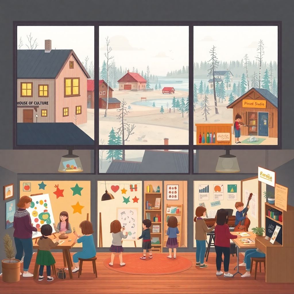 Творческие студии и кружки Карелии для детей в малых городах и поселках