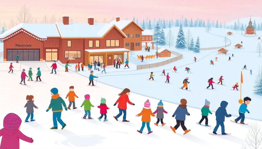 Зимние виды спорта для детей в Карелии: как безопасно приобщить ребенка к лыжам, хоккею и сноуборду - иллюстрация