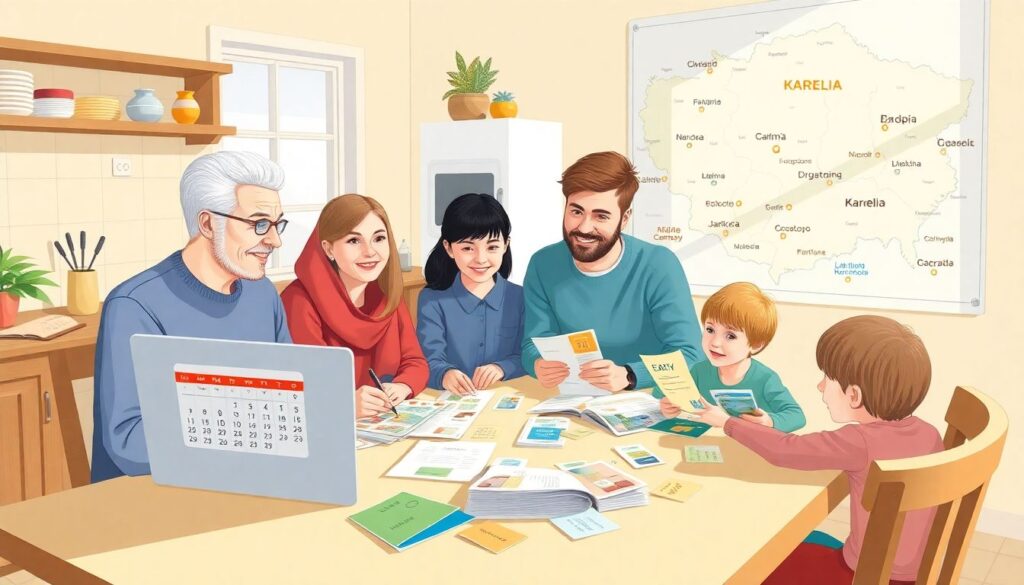 Лагеря и туристические смены в Карелии: безопасный и полезный отдых для детей на природе - иллюстрация