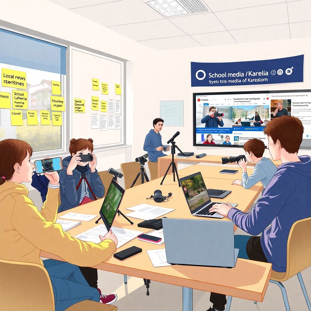 Как вовлечь детей Карелии в местные новости и события через школьную журналистику