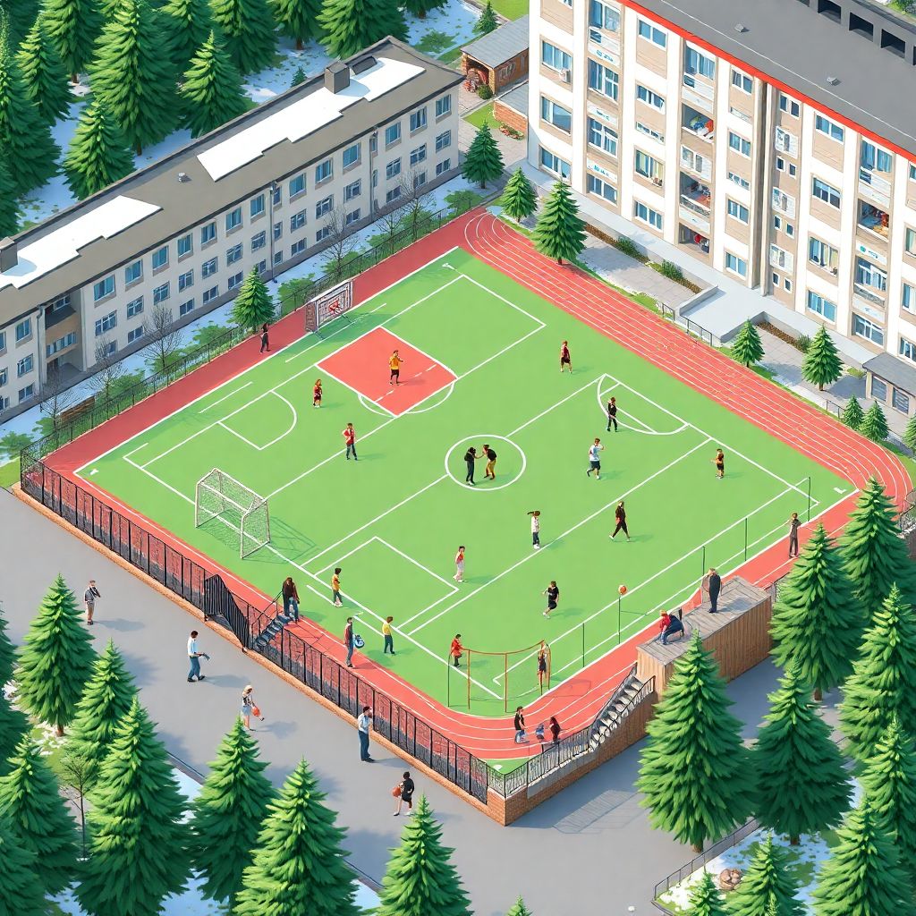 Школьные и дворовые спортивные площадки в жизни детей Карелии: доступность и безопасность