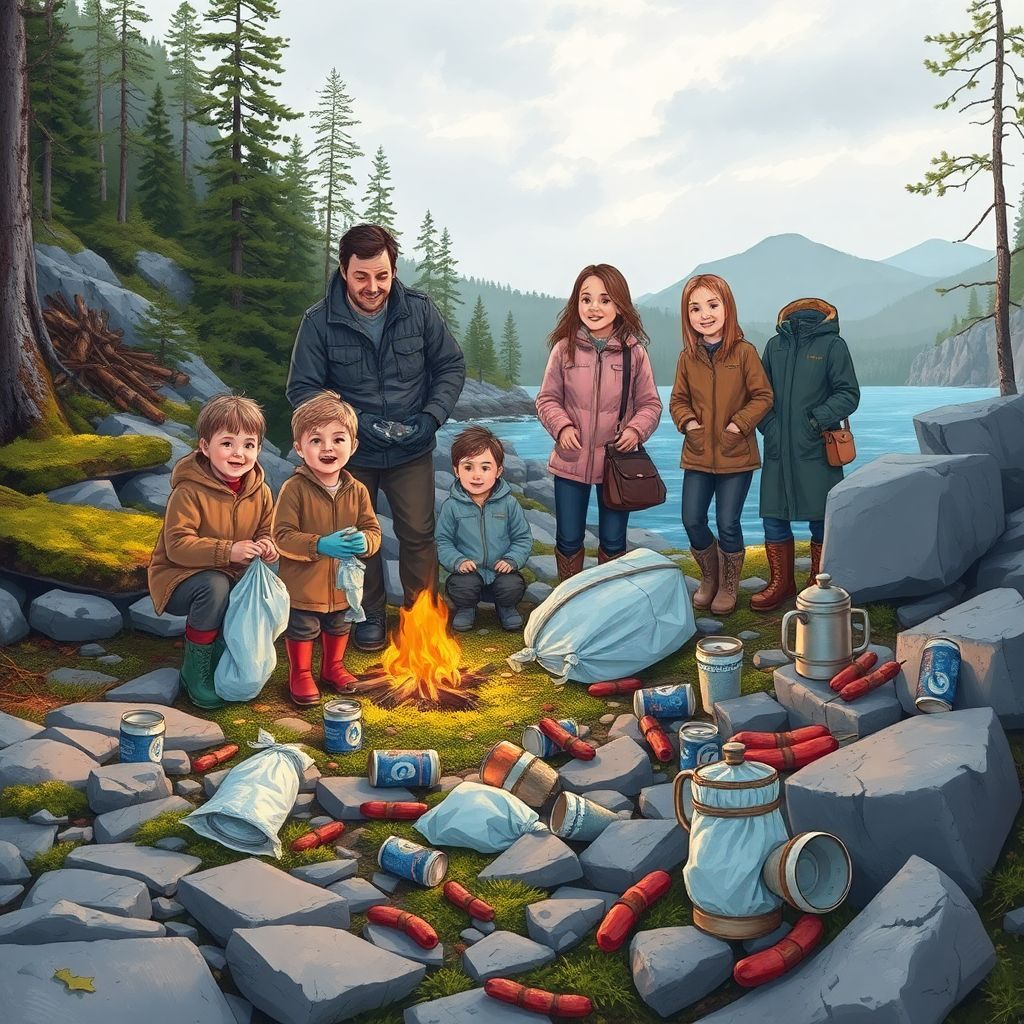 Детско-родительские экологические акции в Карелии: совместная забота о природе