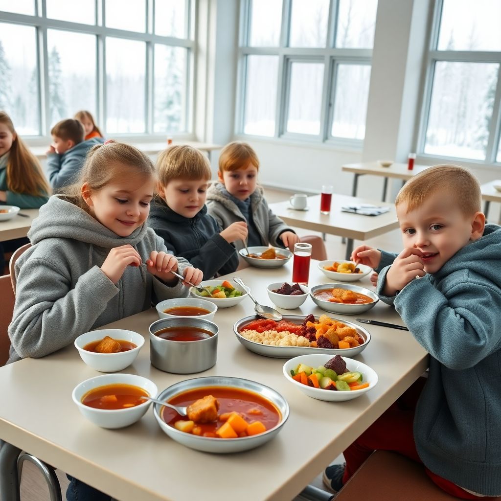Питание школьников Карелии: чем кормят в столовых и как семьи влияют на меню