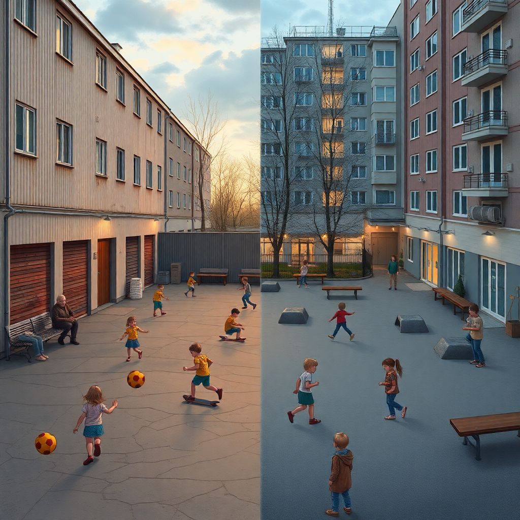 Дворовые игры и уличная активность детей в городах Карелии за последние 10–20 лет